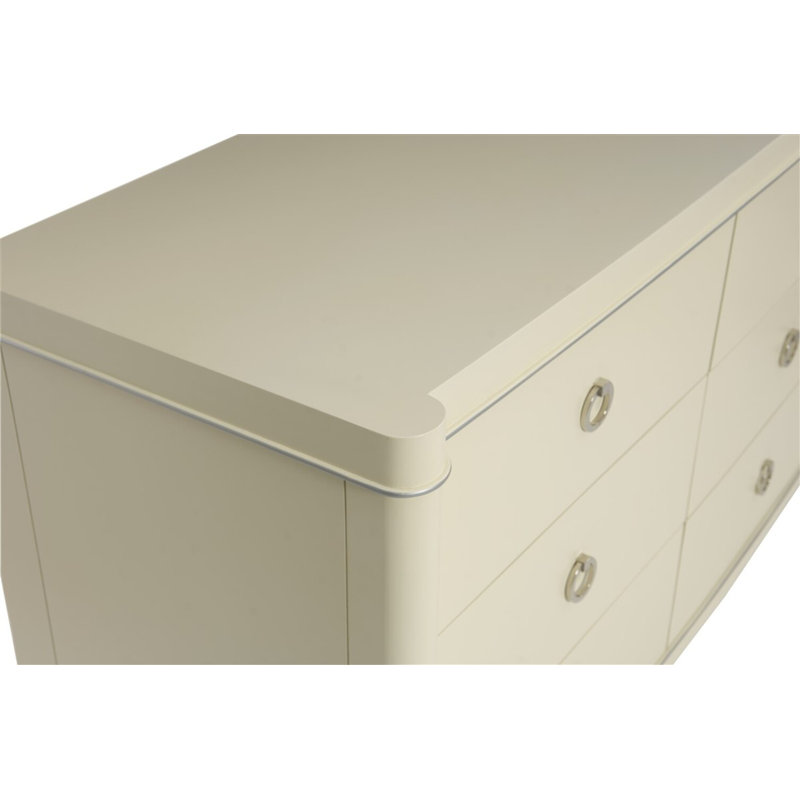Pinciana 9 - Drawer Solid Wood Dresser, Debutante