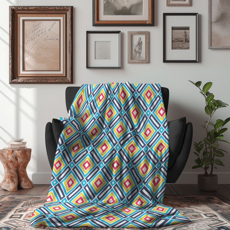 Tile Scarlet - 1 pièce Sherpa Premium, Grand lit