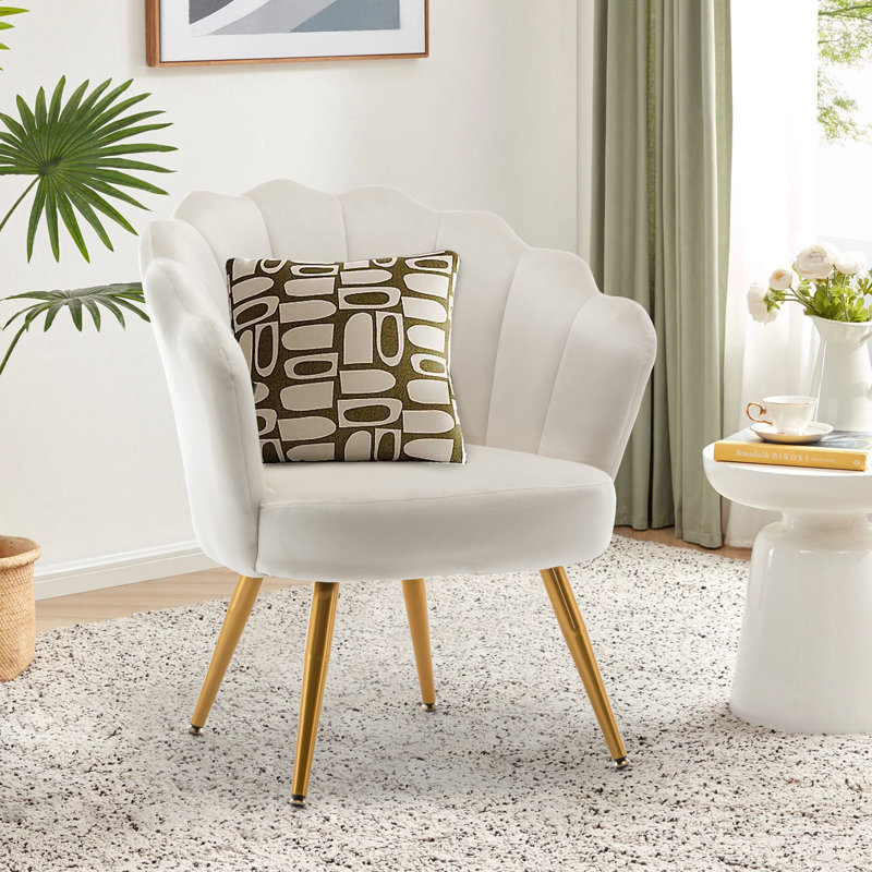 Velvet Barrel Chair, Ivy Velvet