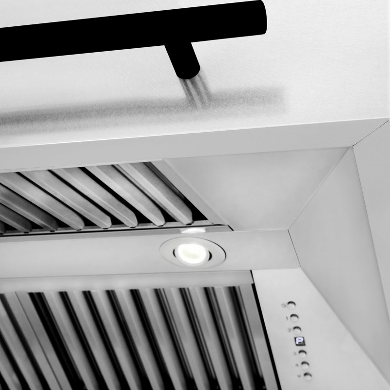 Autograph Edition 36" Fingerprint Resistant Stainless Steel Range Hood, Matte Black