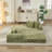 Comfy Convertible Folding Mattress Couch, Floor Sofa Bed, Chenille Floor Sofa With Armrest, Floor Sofa Lounge Couch For Living Room Bedroom Lounge Studio-Green-1626380161
