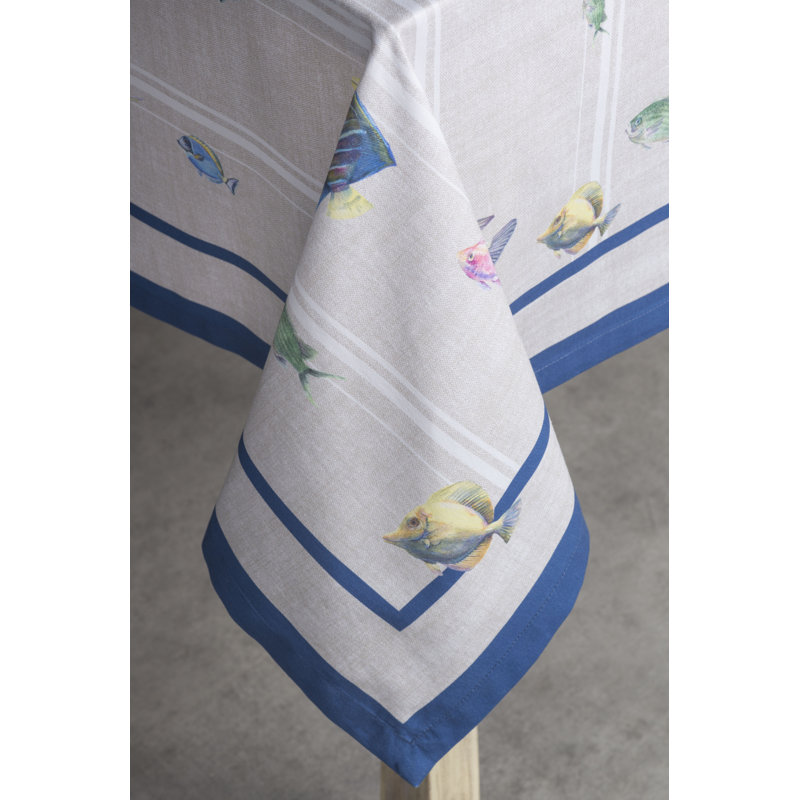 100% Cotton Square Tablecloth, 60" L x 60" W