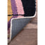 Tapis de couloir en laine à motif géométrique Leiarna pour le salon, la chambre à coucher, la salle à manger, le vestibule, le couloir et la cuisine, multicolore / noir-628717863