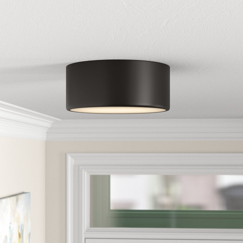 Hadlock Flush Mount, Matte Black