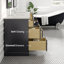 Ensemble de meuble-lavabo simple 24 po Alberthe-61527810-61527811