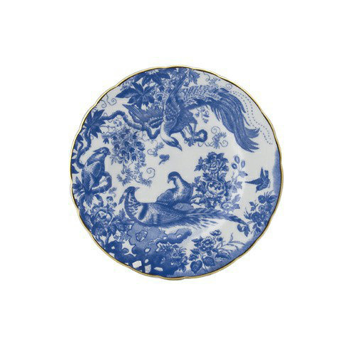 Aves Handmade Bone China Bread And Butter Plate, Blue