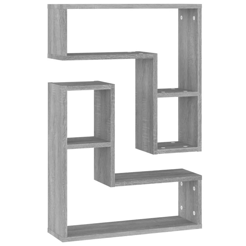 Glody 5 Piece Accent Shelf, Grey