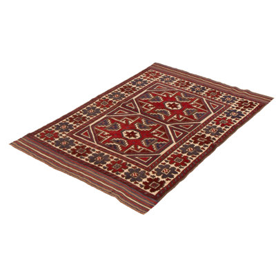 Tapis rouge tadjik 4 pi 1 po x 6 pi 5 po