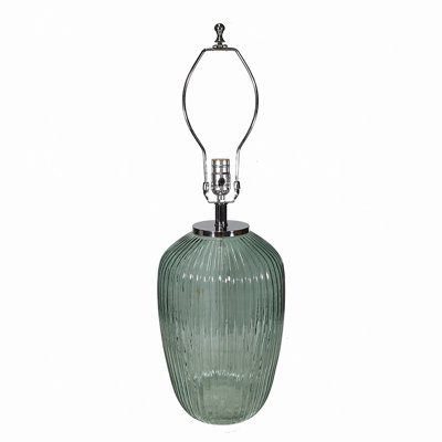 27" Glass Table Lamp
