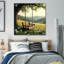 Art mural en verre trempé Daisy Meadow Swing-1631118027