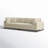 Assel 116'' Corduroy Sofa-327584330