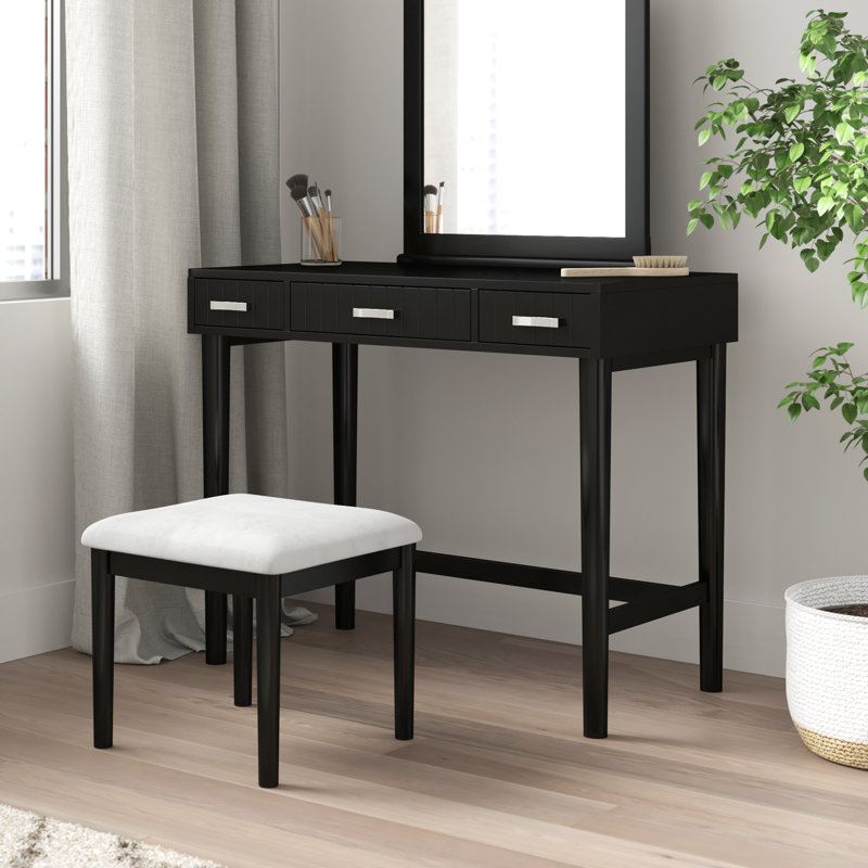 Ensemble coiffeuse avec miroir Simen