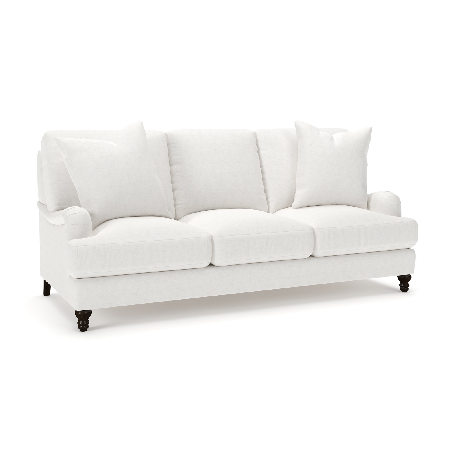 Walters 88'' Sofa, Nomad Snow Crypton® Chenille
