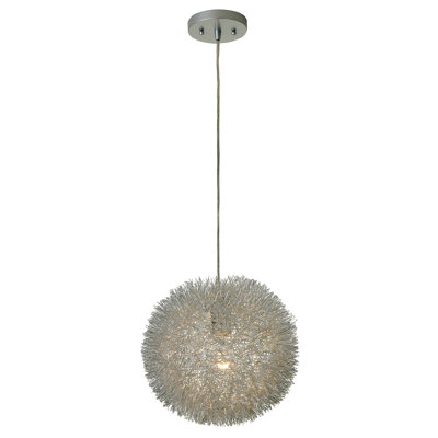 Luminaire suspendu sphère 1 lumière Chidester