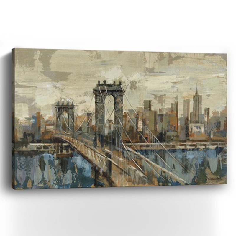 Art mural rétro de Nyc City