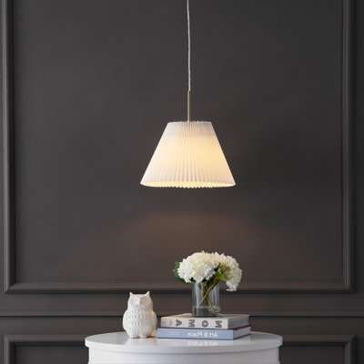 Wilfrida 1 - Light Brass Gold Single Pendant