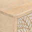 Krystal 90cm Solid Wood Top Console Table
