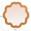 Miroir mural Scalloped