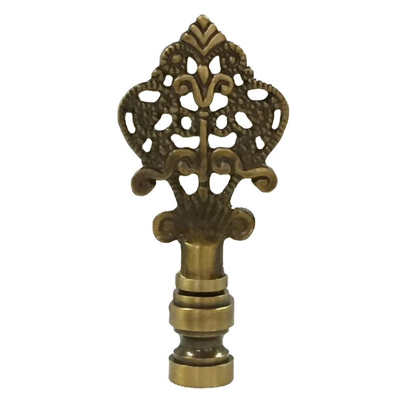 Faîteau lampe clé, Laiton antique