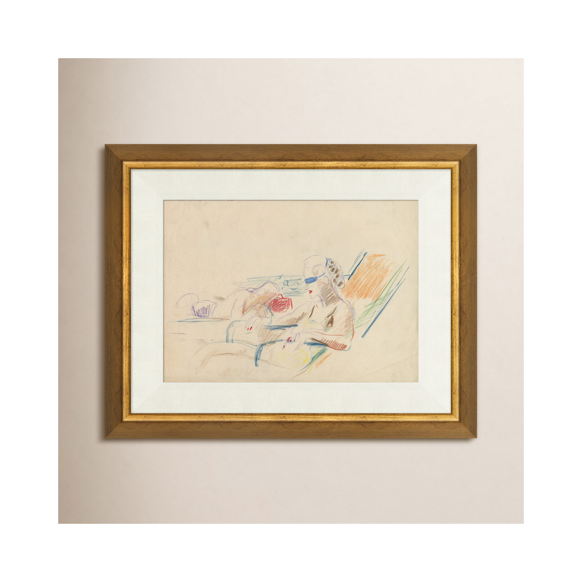 Woman Seated Poolside, South Of France
