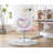 Modern Lovely Heart Shaped Cutout Kids Chair For Kids Room, Study Room And Playroom-1196017695