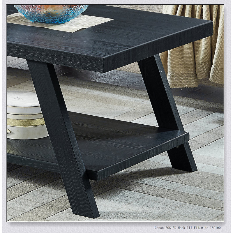 Table basse Athens, Noir