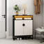 Range-chaussures, armoire à chaussures en bois avec portes, range-chaussures avec tablettes ouvertes pour le vestibule, salon, range-chaussures pour la maison