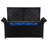 vidaXL Patio Storage Bench with Cushion, Outdoor Ottoman Bench