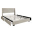 Lit plateforme double avec rangement en velours gris-1073106756-1073106766