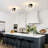 Ahona 3 - Light Dimmable Semi Flush Mount With 13 Clear Glass Bubble Ball-1248956765