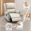Fauteuil de massage chauffant en similicuir-1165264614