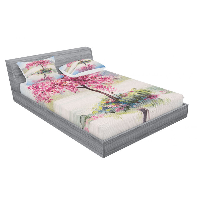 Microfiber Sheet Set, Queen Sheet Set with Fitted Sheet