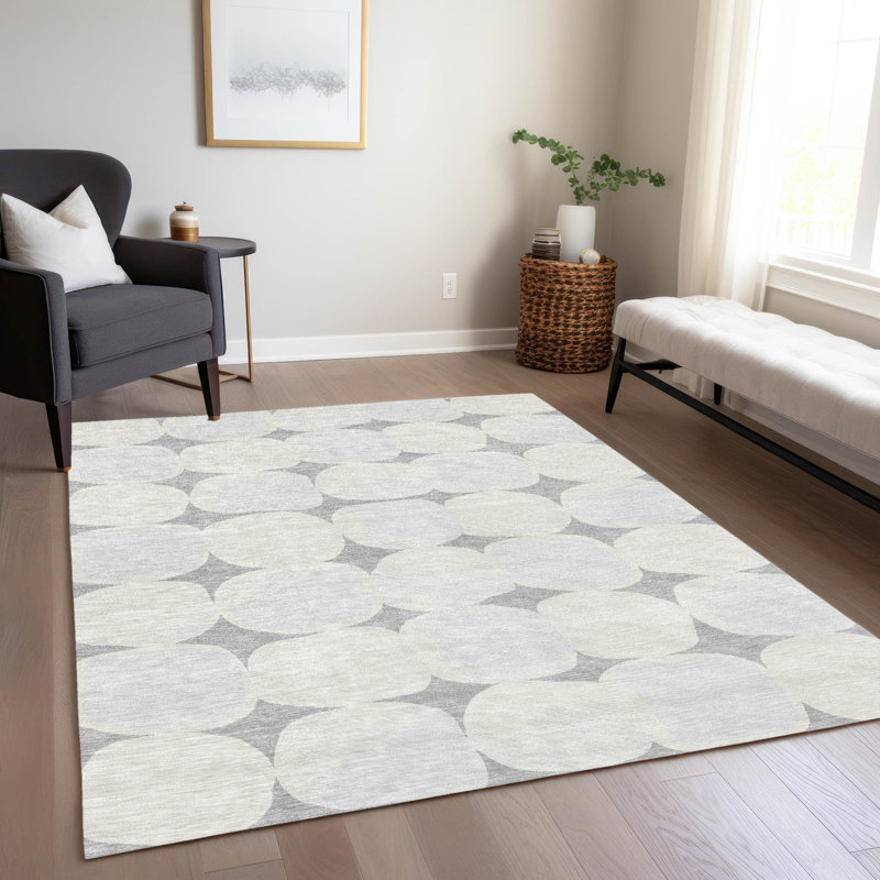 Malek Abstract Indoor / Outdoor Rug, Rectangle 9' x 12'