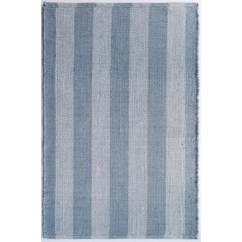 Bram Handmade Performance Rug, Rectangle 8' x 10', Blue