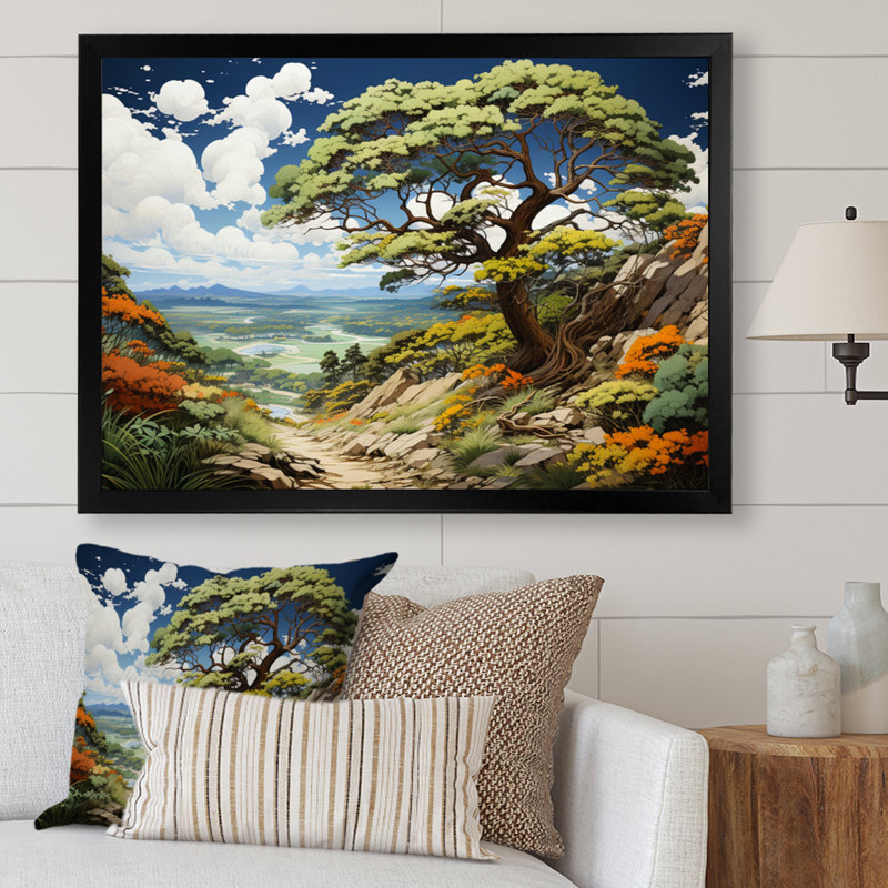 Proud Pine Tree III - Floral Wall Art Prints9, Noir, H 16 po x l 32 po x P 1 po