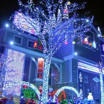 Fairy Lights Battery Operated, 4 Pack Total 80FT 240LED Silver Wire Waterproof Battery Operated String Lights, Christmas Decorations For Indoor Outdoor Bedroom Yard Decor