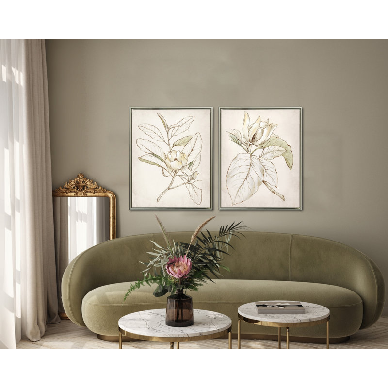 Botanique II, art mural sur toile