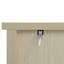 Armoire en rotin à 2 portes et 3 tiroirs convenant à un salon de chambre à coucher
