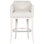 Upholstered Bar Stool with Solid Wood Frame