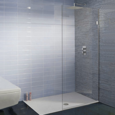 Milan 36" W x 60" H Frameless Fixed Glass Panel
