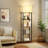 Bugarin 59" Bookcases with LED Light and Remote Control, 3 Color Temperature Column Floor Lamp