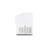 Frigidaire 4 Cu. Ft. Curved Glass Top Display Freezer, 110L Convertible Fridge Freezer with Lockable Glass Door and Castor Wheels, White