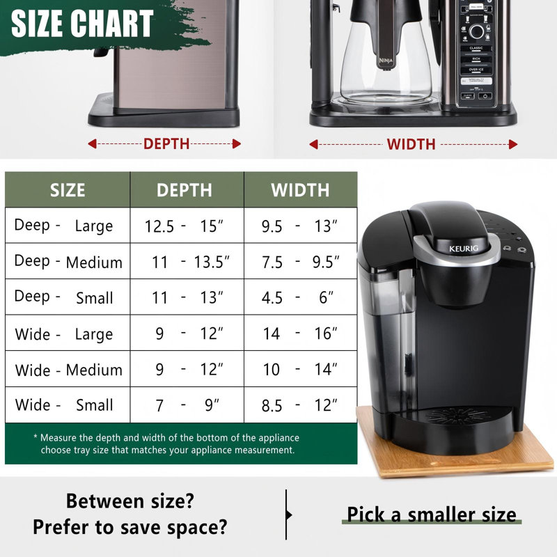 Glissière en bambou, plateau coulissant pour cafetière | Plateau de cuisine pour comptoir à roulettes, plateau coulissant pour cafetière avec roulettes en caoutchouc, profond - moyen