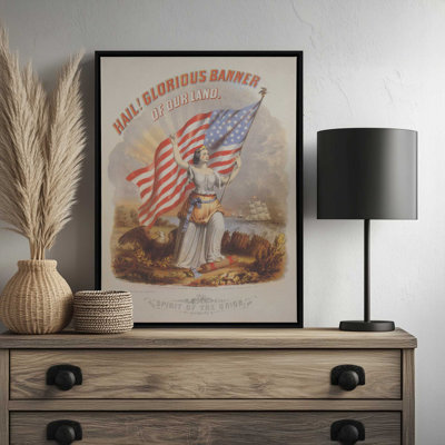 Hail Glorious Banner by Wild Apple Portfolio Art Print