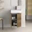 450mm Single Bathroom Vanity with Integrated Ceramic Basin