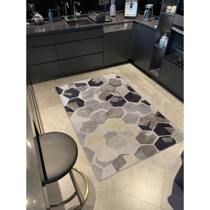 Tapis rectangulaire Wita, Tapis de couloir 2 pi 8 po x 7 pi 11 po