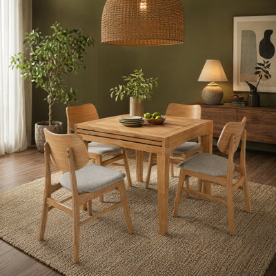  Klingbeil Arcadia Scandinavian 5-Piece Extendable Dining Set