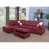 Similicuir rouge est en rupture de stock