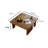 Wood Coffee Table, Mid Century Modern Living Room Table, Free Adjustable Shape, 2 Pieces, No Assembly Needed-2100117855-2094916924