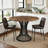 Farmhouse Round Dining Table for Kitchen Gatherings-1658156138